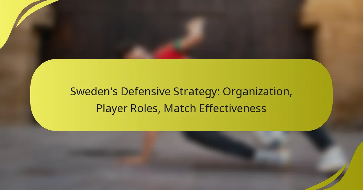Schwedens Verteidigungsstrategie: Organisation, Spielerrollen, Spielwirksamkeit